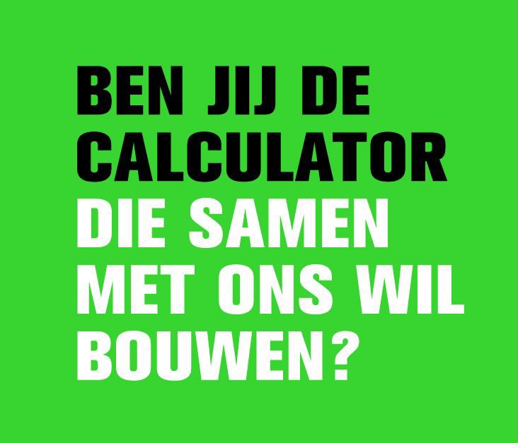 Calculator gezocht | Bedrijfsbouw Partners