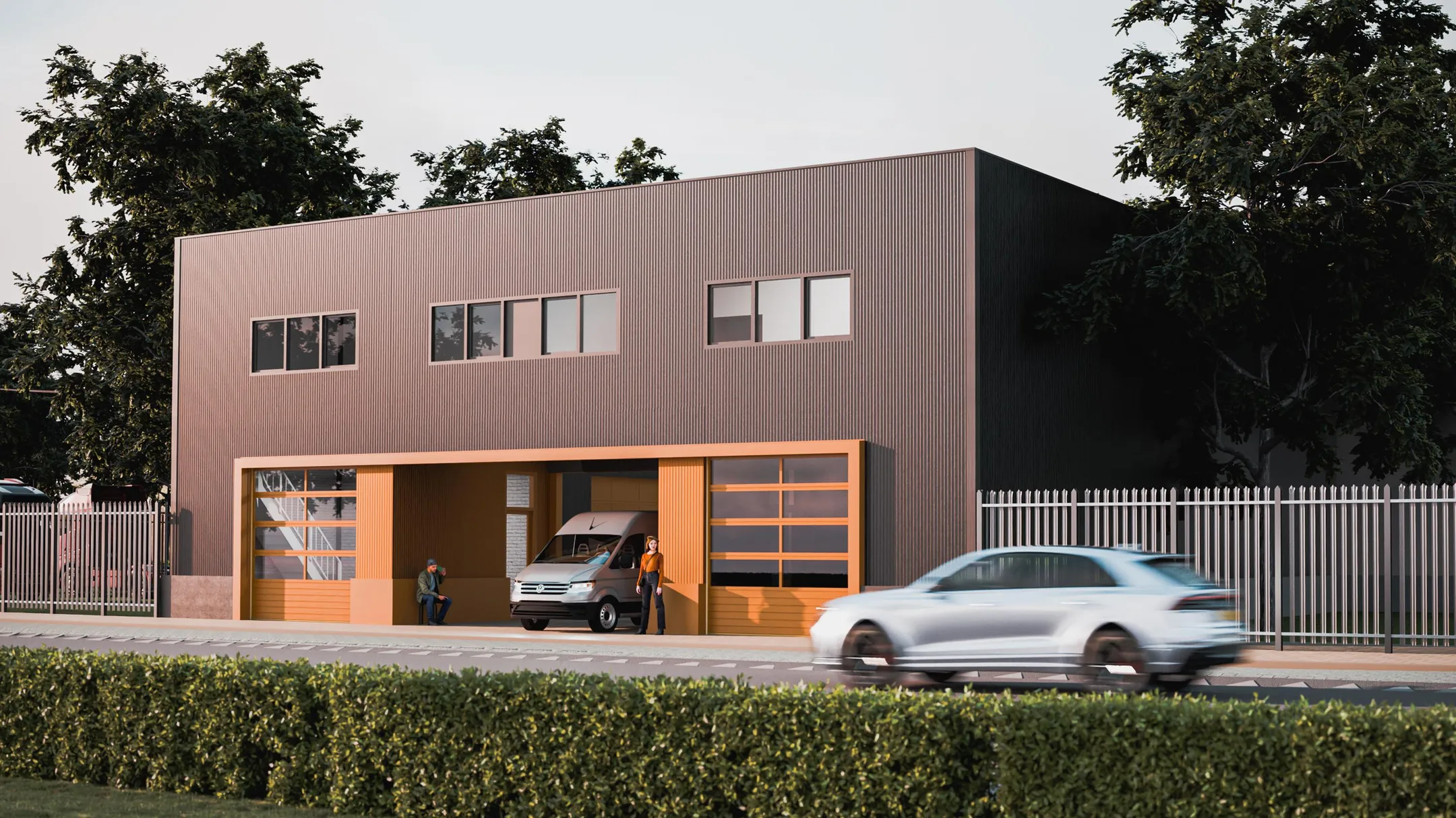 Bedrijfsverzamelcomplex bouwen