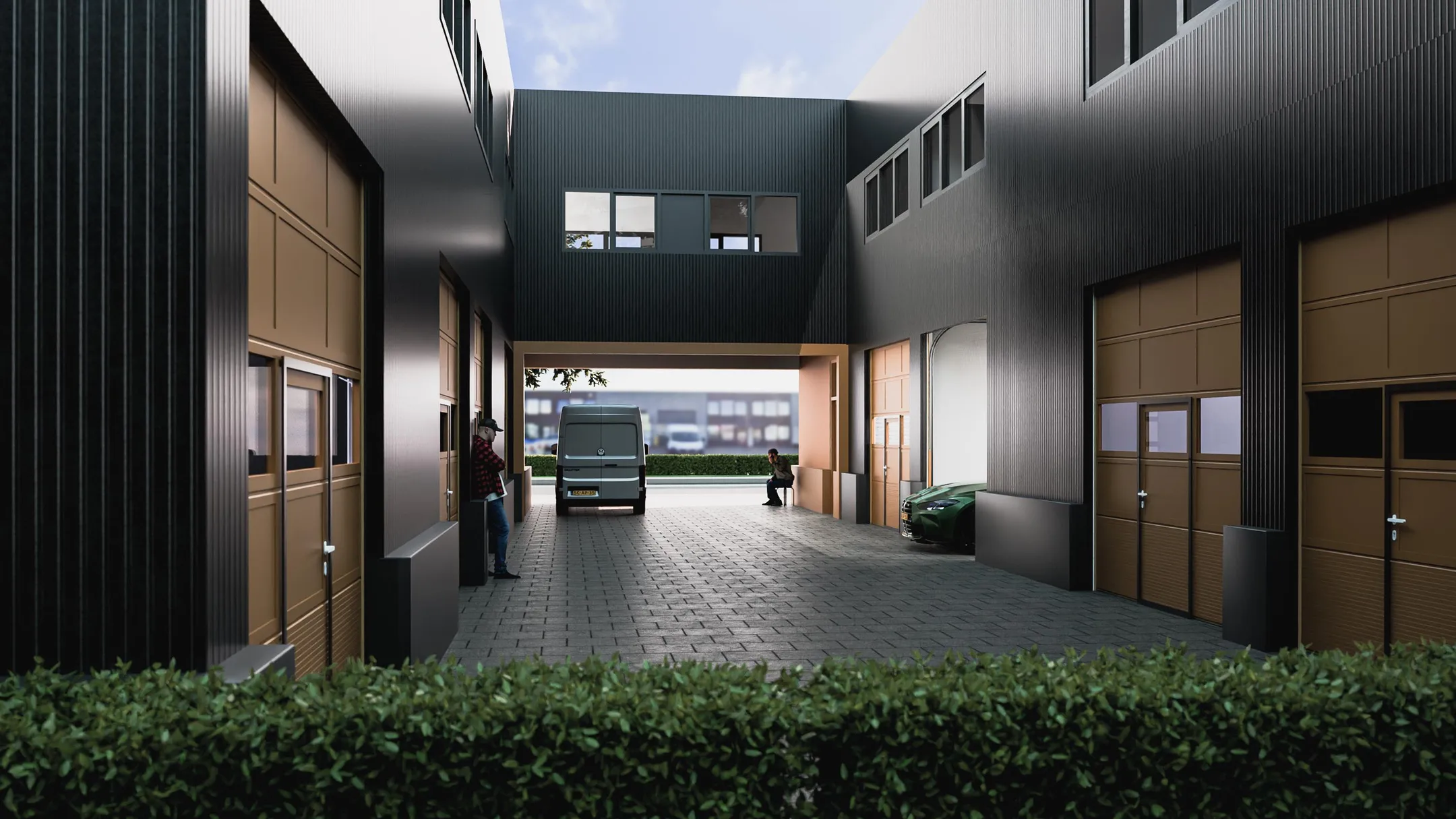 Bedrijfsverzamelcomplex bouwen