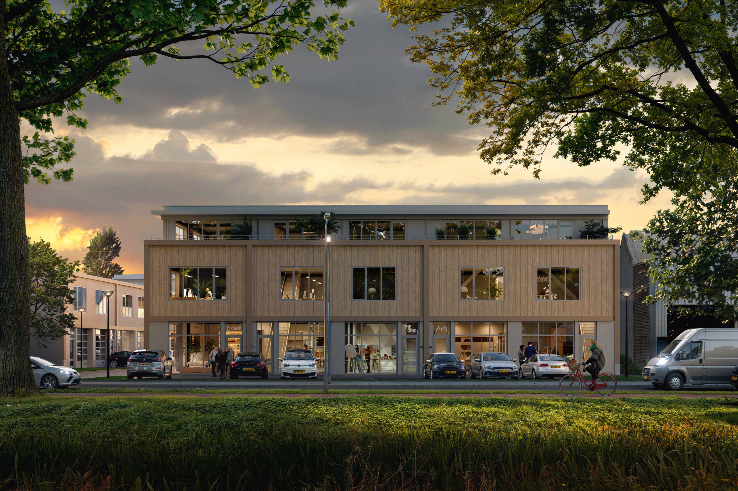Bedrijfsverzamelcomplex bouwen